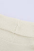 Turtleneck Splicing Chunky Knit Pullover Sweater